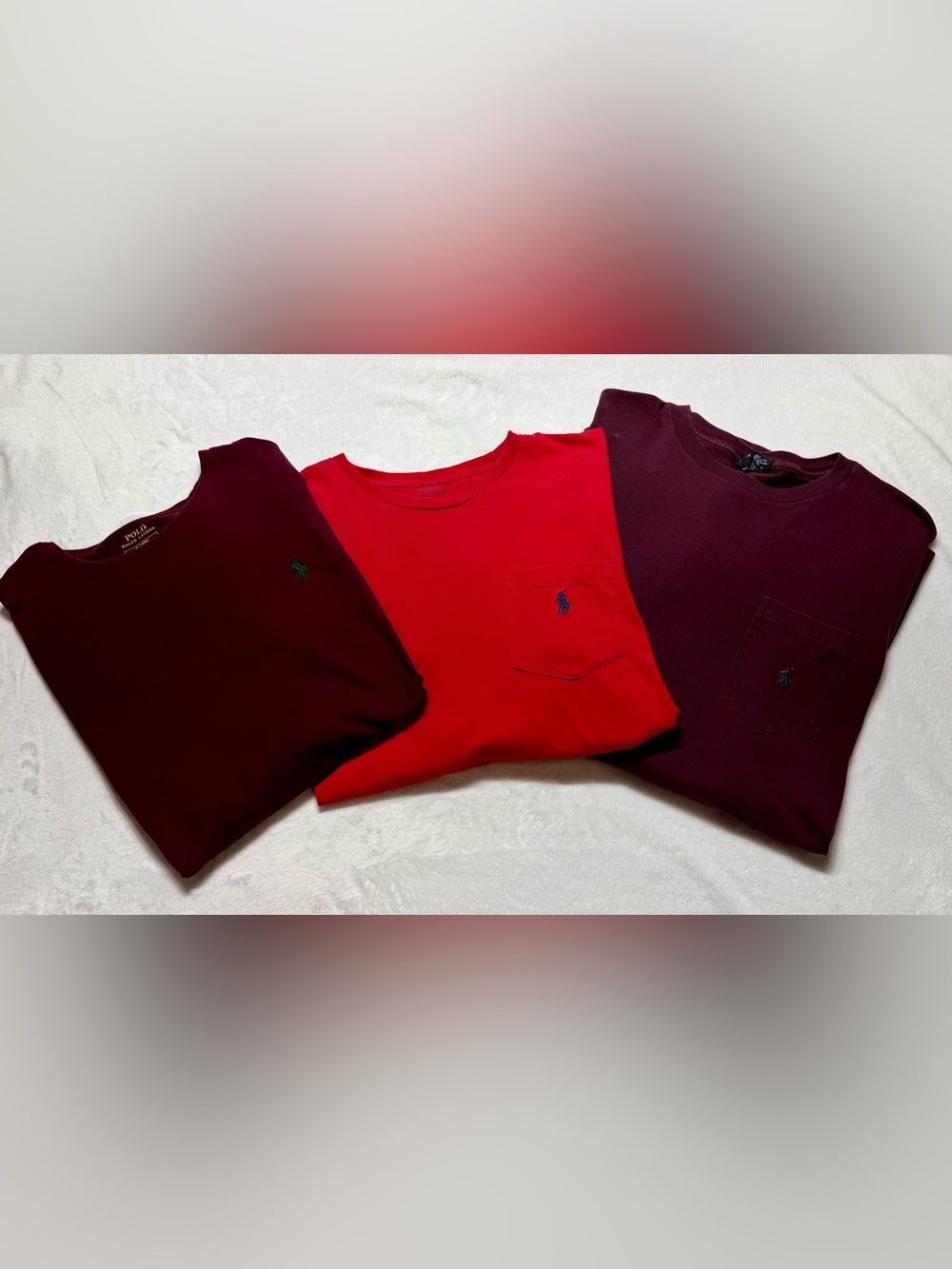 *BUNDLE* Polo Ralph Lauren
Embroidered Logo Long Sleeve Polos